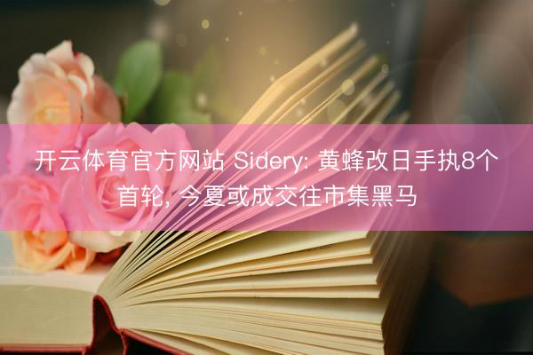 开云体育官方网站 Sidery: 黄蜂改日手执8个首轮, 今夏或成交往市集黑马