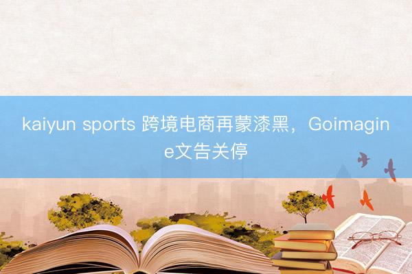 kaiyun sports 跨境电商再蒙漆黑,Goimagine文告关停